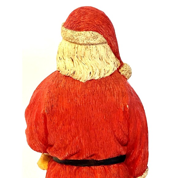 Santa Claus Figurine Carrying Gifts Old World Ceramic 90's‎ Decor Christmas - Picture 5 of 6